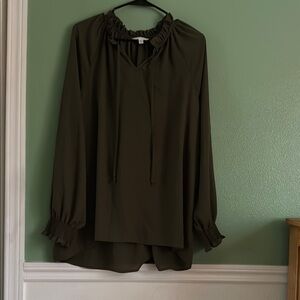 Olive Green Women's Top